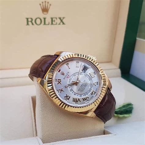 replica rolex with leather band|authentic Rolex watch bands.